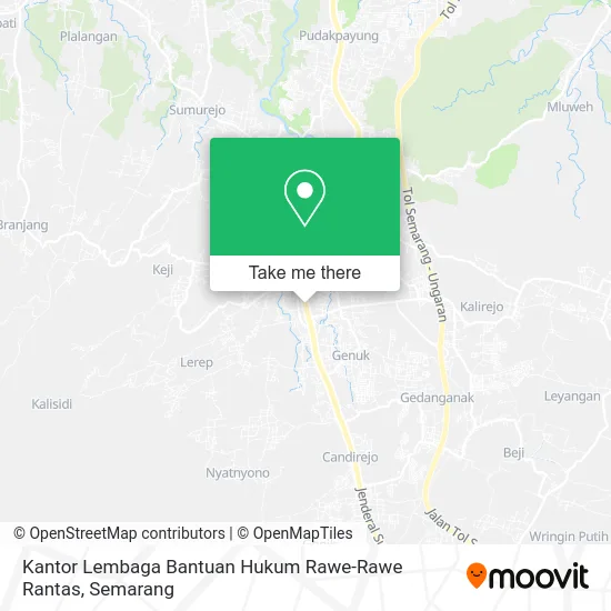 Kantor Lembaga Bantuan Hukum Rawe-Rawe Rantas map