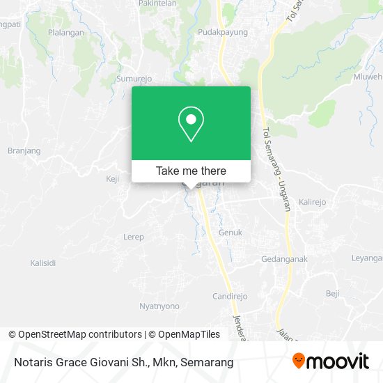 Notaris Grace Giovani Sh., Mkn map