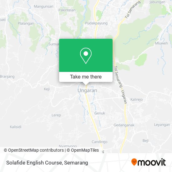 Solafide English Course map