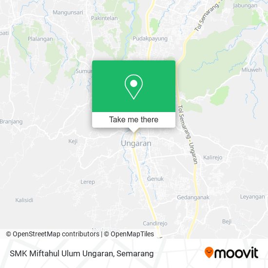 SMK Miftahul Ulum Ungaran map