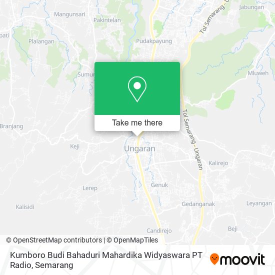 Kumboro Budi Bahaduri Mahardika Widyaswara PT Radio map