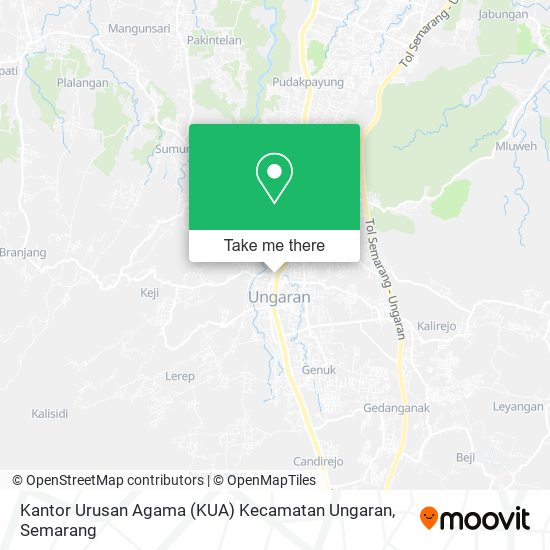Kantor Urusan Agama (KUA) Kecamatan Ungaran map