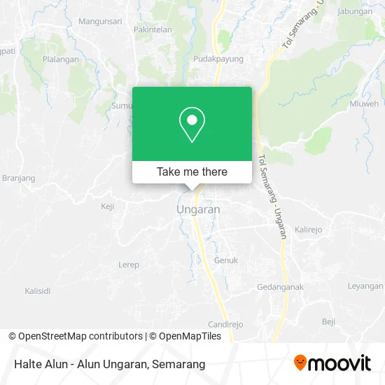 Halte Alun - Alun Ungaran map
