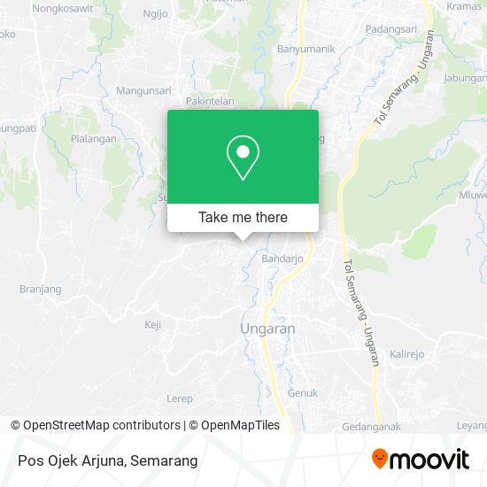 Pos Ojek Arjuna map