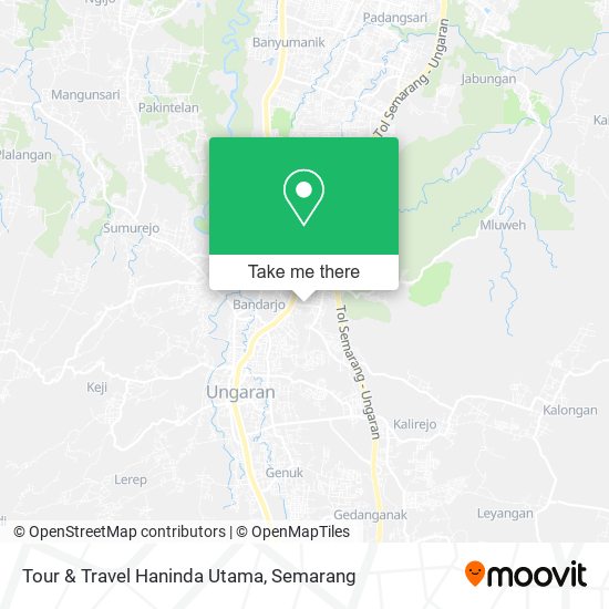 Tour & Travel Haninda Utama map