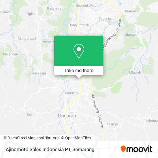 Ajinomoto Sales Indonesia PT map