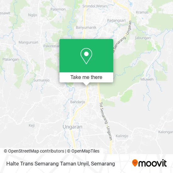 Halte Trans Semarang Taman Unyil map
