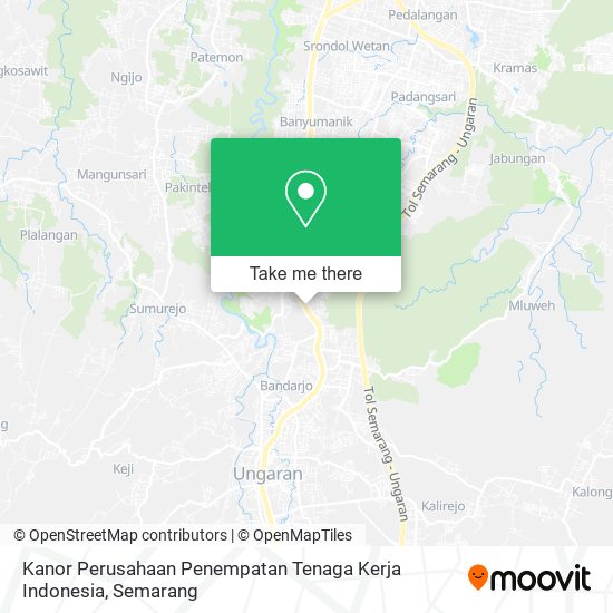 Kanor Perusahaan Penempatan Tenaga Kerja Indonesia map