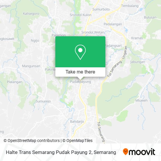 Halte Trans Semarang Pudak Payung 2 map