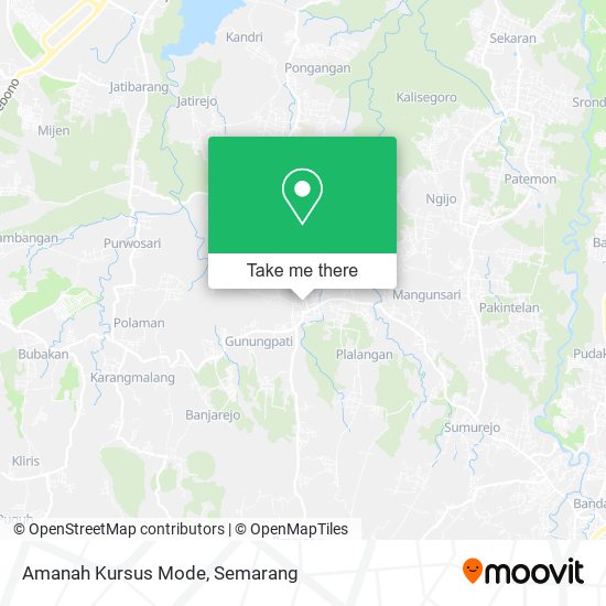 Amanah Kursus Mode map