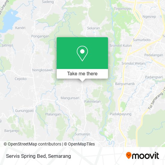 Servis Spring Bed map