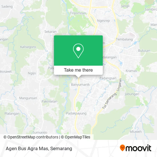 Agen Bus Agra Mas map