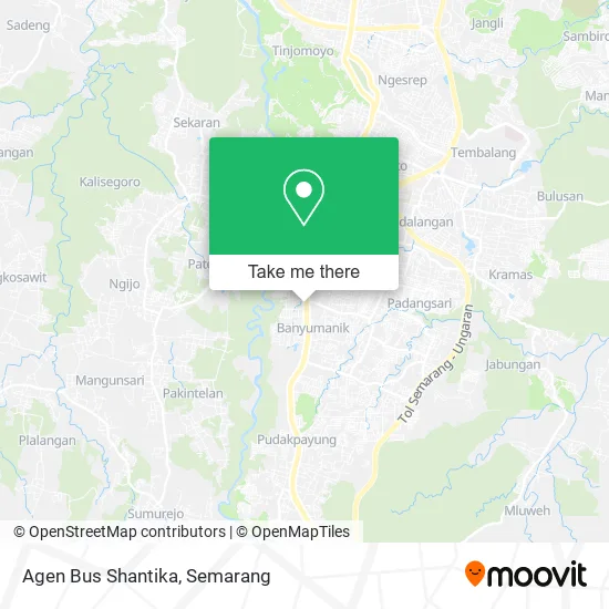 Agen Bus Shantika map