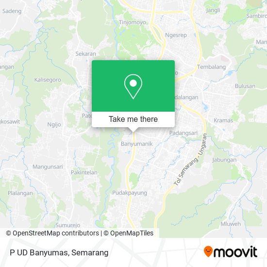 P UD Banyumas map