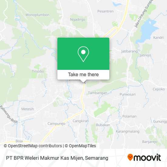 PT BPR Weleri Makmur Kas Mijen map