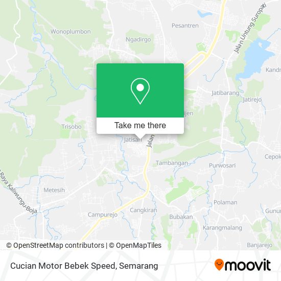 Cucian Motor Bebek Speed map