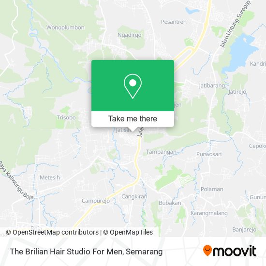 The Brilian Hair Studio For Men map