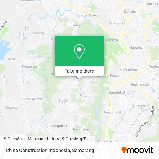 China Construction Indonesia map