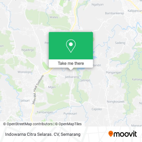 Indowarna Citra Selaras. CV map