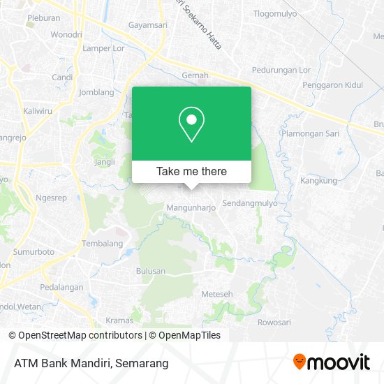 ATM Bank Mandiri map