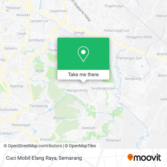 Cuci Mobil Elang Raya map