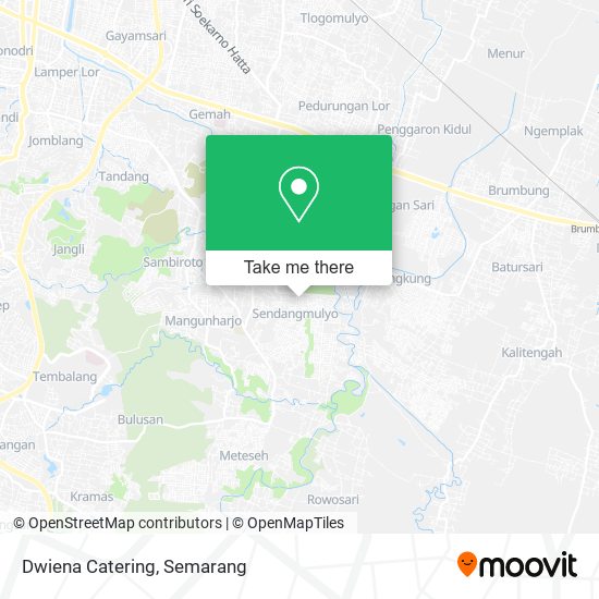 Dwiena Catering map