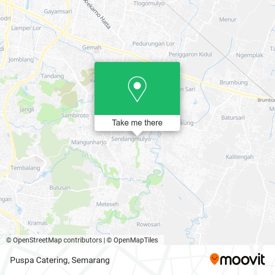 Puspa Catering map