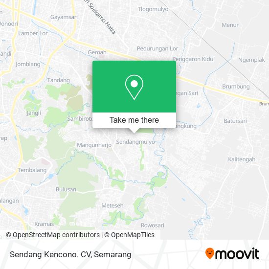 Sendang Kencono. CV map