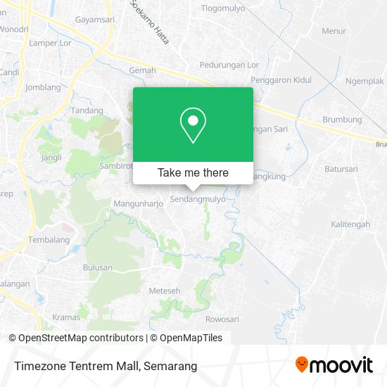 Timezone Tentrem Mall map