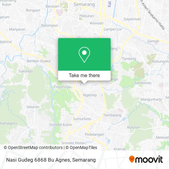 Nasi Gudeg 6868 Bu Agnes map