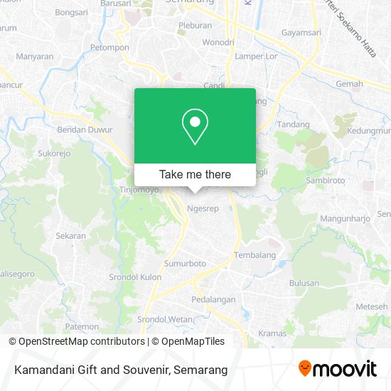 Kamandani Gift and Souvenir map