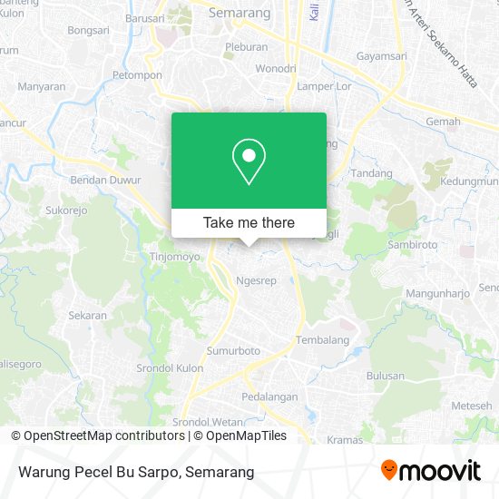 Warung Pecel Bu Sarpo map