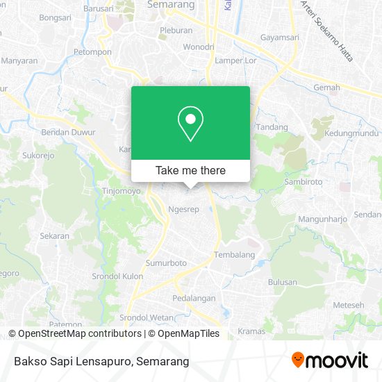 Bakso Sapi Lensapuro map