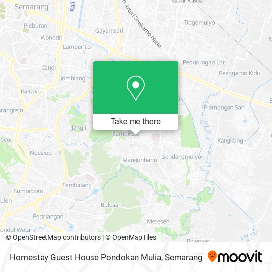 Homestay Guest House Pondokan Mulia map