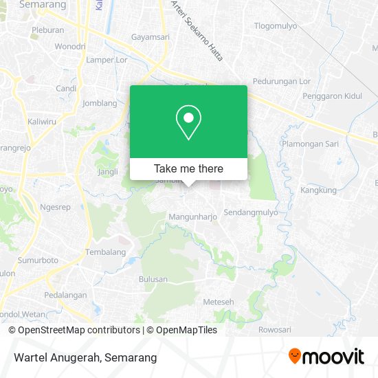 Wartel Anugerah map