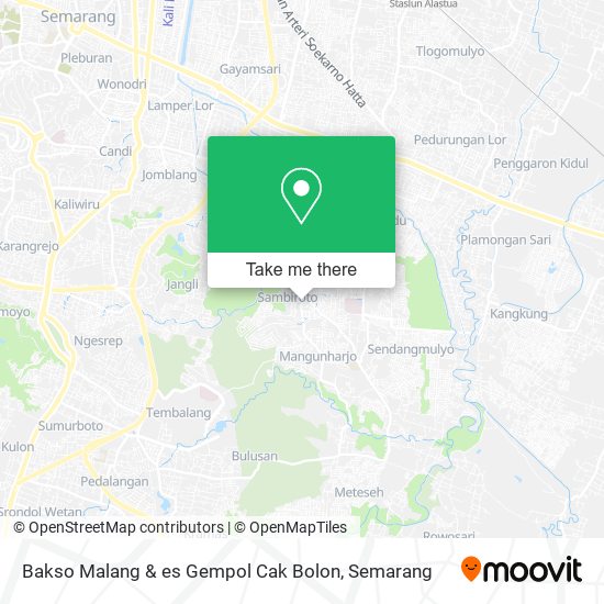 Bakso Malang & es Gempol Cak Bolon map