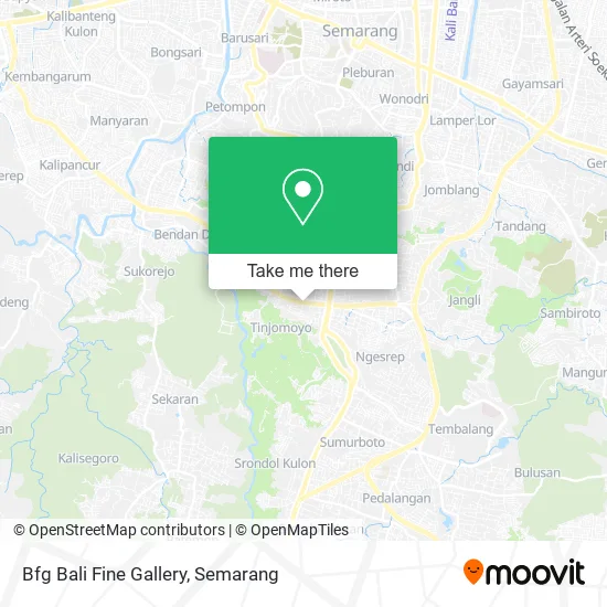 Bfg Bali Fine Gallery map