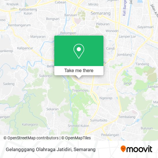 Gelangggang Olahraga Jatidiri map