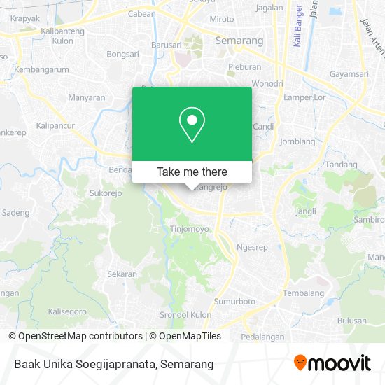 Baak Unika Soegijapranata map