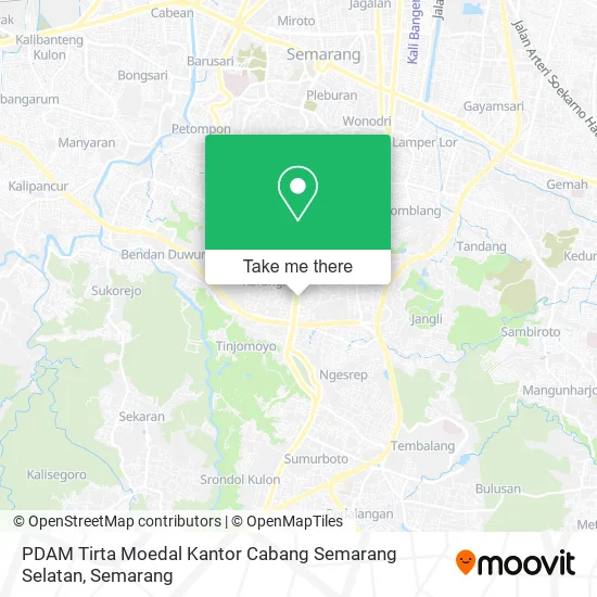PDAM Tirta Moedal Kantor Cabang Semarang Selatan map