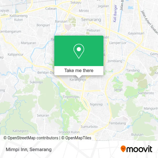 Mimpi Inn map