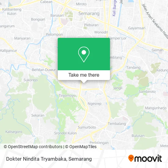Dokter Nindita Tryambaka map