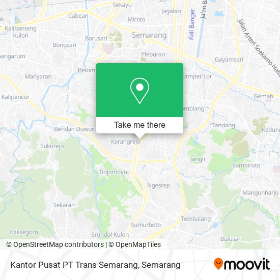 Kantor Pusat PT Trans Semarang map