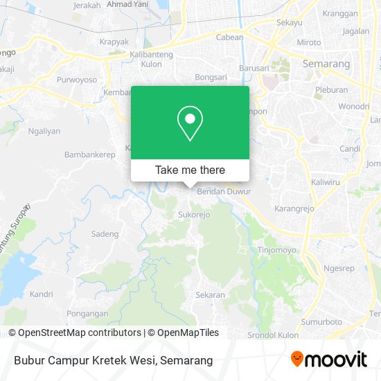 Bubur Campur Kretek Wesi map