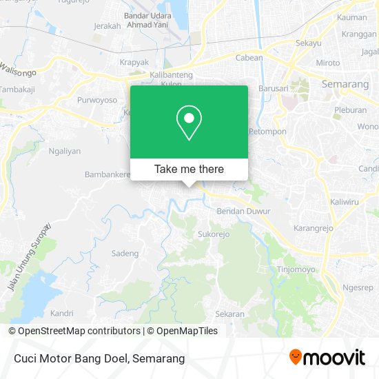 Cuci Motor Bang Doel map