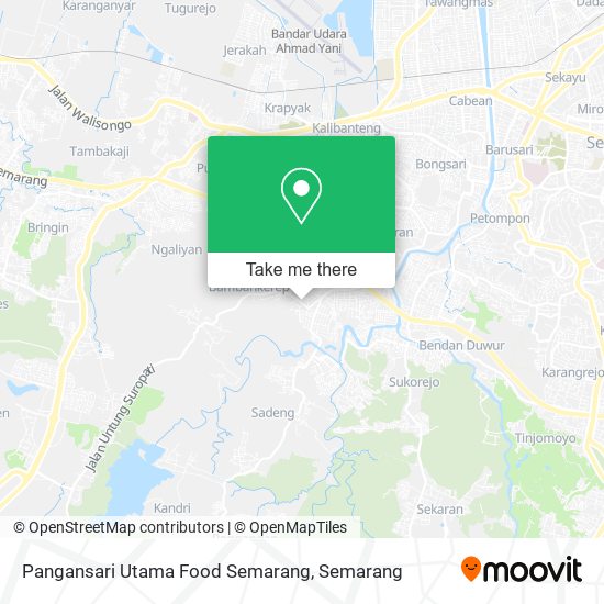 Pangansari Utama Food Semarang map