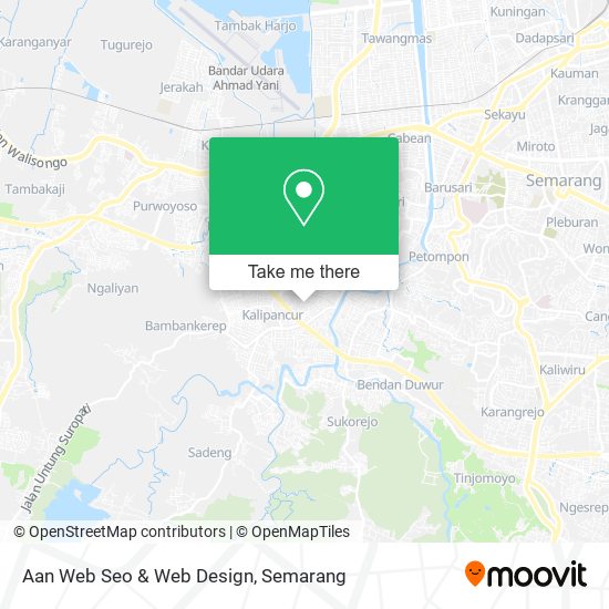 Aan Web Seo & Web Design map