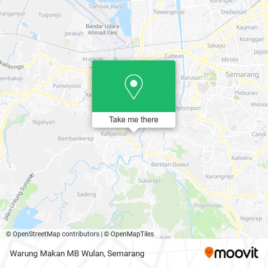 Warung Makan MB Wulan map