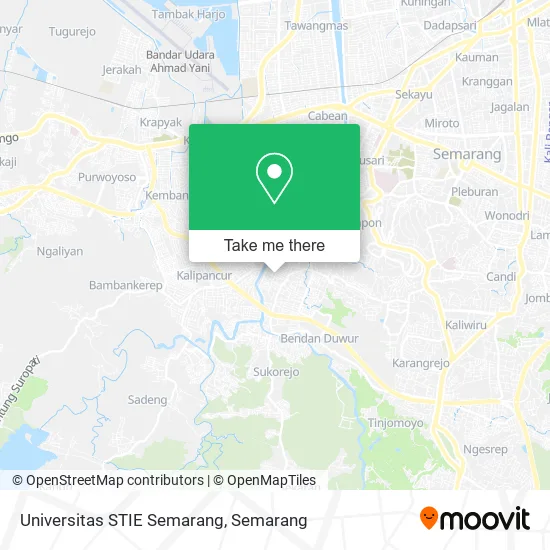 Universitas STIE Semarang map