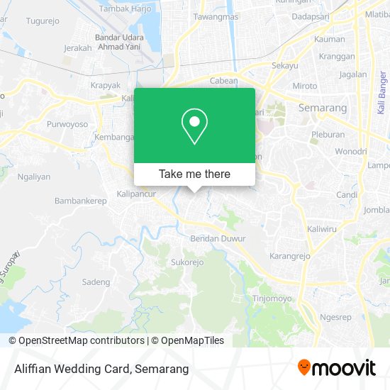 Aliffian Wedding Card map